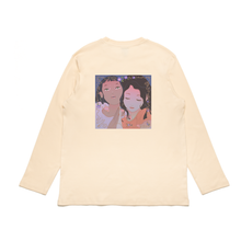 Load image into Gallery viewer, &quot;Nightshade&quot; Cut and Sew Wide-body Long Sleeved Tee Beige