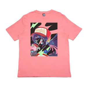 "Neothaicivilization: The Adventure" Cut and Sew Wide-body Tee Salmon Pink