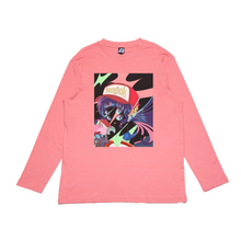 Load image into Gallery viewer, &quot;Neothaicivilization: The Adventure&quot; Cut and Sew Wide-body Long Sleeved Tee Salmon Pink