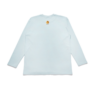 "Neothaicivilization: The Adventure" Taper-Fit Heavy Cotton Long Sleeve Tee Mint