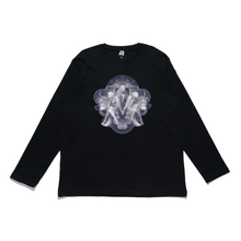 Load image into Gallery viewer, &quot;3 People are One&quot; Cut and Sew Wide-body Long Sleeved Tee Black