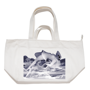 "3 People are One" Tote Carrier Bag Cream