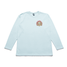 Load image into Gallery viewer, &quot;Bloom&quot; Taper-Fit Heavy Cotton Long Sleeve Tee Mint