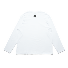 Load image into Gallery viewer, &quot;Crossing River&quot; Cut and Sew Wide-body Long Sleeved Tee White
