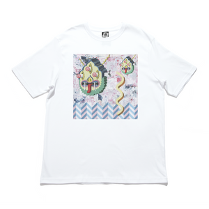 "159" Cut and Sew Wide-body Tee White
