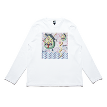Load image into Gallery viewer, &quot;159&quot; Cut and Sew Wide-body Long Sleeved Tee White