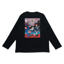 Load image into Gallery viewer, &quot;After Death&quot; Cut and Sew Wide-body Long Sleeved Tee White/Black