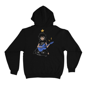 "Starboy" Basic Hoodie Black/Cobalt Blue