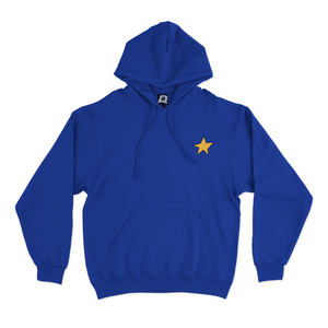 "Starboy" Basic Hoodie Black/Cobalt Blue