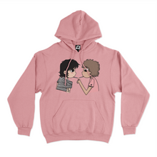 Load image into Gallery viewer, &quot;Boys&quot; Fleece Hoodie Beige/Light Pink