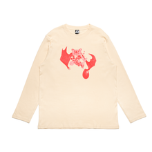 Load image into Gallery viewer, &quot;Chloe&quot; Cut and Sew Wide-body Long Sleeved Tee White/Beige