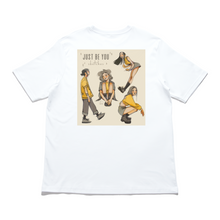 Load image into Gallery viewer, &quot;Cool, Just be You&quot; Cut and Sew Wide-body Tee White