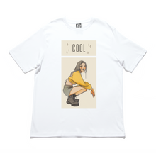 Load image into Gallery viewer, &quot;Cool, Just be You&quot; Cut and Sew Wide-body Tee White