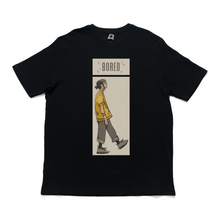 Load image into Gallery viewer, &quot;Bored, Just be You&quot; Cut and Sew Wide-body Tee White/Black
