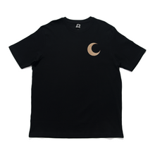 Load image into Gallery viewer, &quot;La Lune&quot; Cut and Sew Wide-body Tee Black