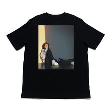 Load image into Gallery viewer, &quot;Exahausted&quot; Cut and Sew Wide-body Tee White/Black/Beige