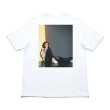 Load image into Gallery viewer, &quot;Exahausted&quot; Cut and Sew Wide-body Tee White/Black/Beige