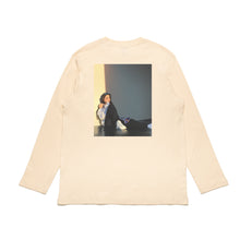 Load image into Gallery viewer, &quot;Exahausted&quot; Cut and Sew Wide-body Long Sleeved Tee White/Black/Beige