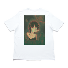 Load image into Gallery viewer, &quot;Touch Starved&quot; Cut and Sew Wide-body Tee White/Black