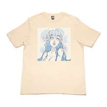 Load image into Gallery viewer, &quot;Yolo&quot; Cut and Sew Wide-body Tee White/Beige