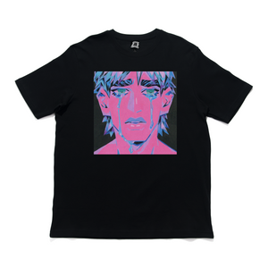 "Crystal Tears" Cut and Sew Wide-body Tee Black
