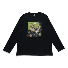 Load image into Gallery viewer, &quot;Carry your Friend&quot; Cut and Sew Wide-body Long Sleeved Tee White/Black