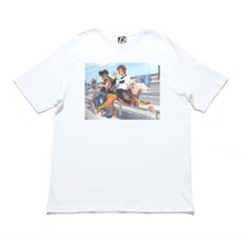 Load image into Gallery viewer, &quot;Lunch Break&quot; Cut and Sew Wide-body Tee White/Beige