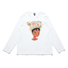 Load image into Gallery viewer, &quot;Cup Noodles&quot; Cut and Sew Wide-body Long Sleeved Tee White/Beige