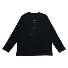 Load image into Gallery viewer, &quot;Vessel&quot; Cut and Sew Wide-body Long Sleeved Tee Black/Beige