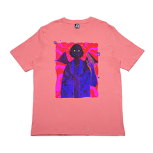 Load image into Gallery viewer, &quot;Behold Dizziness&quot; Cut and Sew Wide-body Tee Salmon Pink