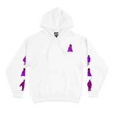 Load image into Gallery viewer, &quot;All Back Around&quot; Basic Hoodie White/Pink
