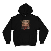 Load image into Gallery viewer, &quot;Eyes on You&quot; Basic Hoodie White/Black