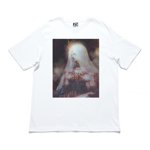 "Ethereal" Cut and Sew Wide-body Tee White/Black