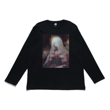 Load image into Gallery viewer, &quot;Ethereal&quot; Cut and Sew Wide-body Long Sleeved Tee White/Black
