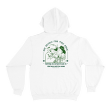 Load image into Gallery viewer, &quot;Lasso Green&quot; Basic Hoodie White
