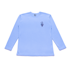 Load image into Gallery viewer, &quot;Someone you really love &quot; Taper-Fit Heavy Cotton Long Sleeve Tee Sky Blue