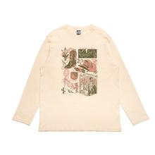 Load image into Gallery viewer, &quot;Someone you really love &quot; Cut and Sew Wide-body Long Sleeved Tee Beige