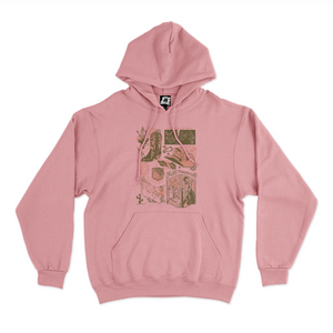 "Someone you really love " Basic Hoodie Beige/Green/Light Pink