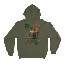 Load image into Gallery viewer, &quot;Plants dad&quot; Basic Hoodie Black/Green