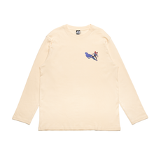 Load image into Gallery viewer, &quot;Journey&quot; Cut and Sew Wide-body Long Sleeved Tee Beige
