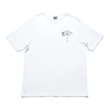 Load image into Gallery viewer, &quot;Raindrop&quot; Cut and Sew Wide-body Tee White