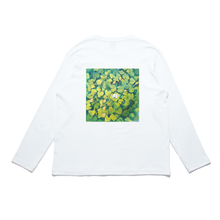 Load image into Gallery viewer, &quot;Raindrop&quot; Cut and Sew Wide-body Long Sleeved Tee White