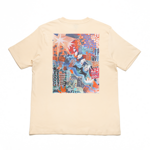 "The Birth" Cut and Sew Wide-body Tee Beige
