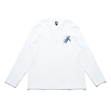 Load image into Gallery viewer, &quot;The Birth&quot; Cut and Sew Wide-body Long Sleeved Tee White/Beige