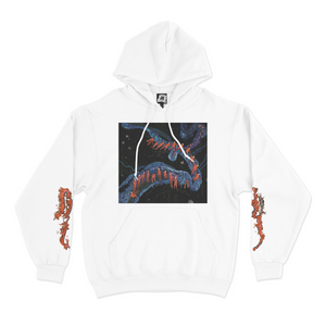 "Siphonophore " Basic Hoodie White