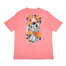 Load image into Gallery viewer, &quot;Osmosis&quot; Cut and Sew Wide-body Tee White/Salmon Pink