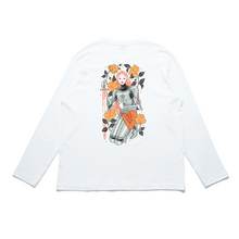 Load image into Gallery viewer, &quot;Osmosis&quot; Cut and Sew Wide-body Long Sleeved Tee White/Salmon Pink