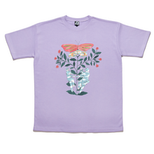 Load image into Gallery viewer, &quot;Familiar Butterfly&quot; Taper-Fit Heavy Cotton Tee Violet