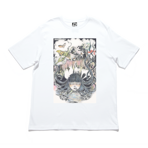 "Nocturne" Cut and Sew Wide-body Tee White/Black