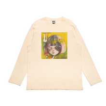 Load image into Gallery viewer, &quot;Hear Me&quot; Cut and Sew Wide-body Long Sleeved Tee White/Beige